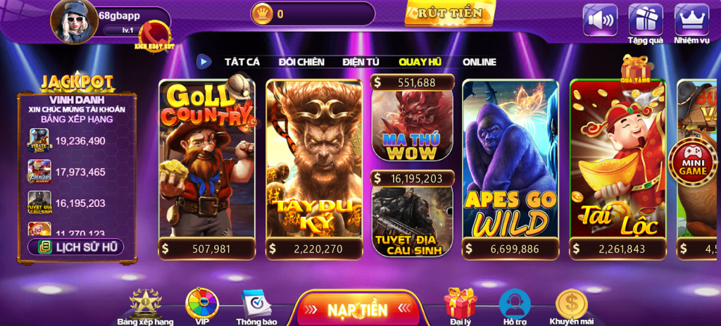 Giới thiệu về 68gb - Cổng game đổi thưởng số 1 Việt Nam 1 68gb từ khi thành lập đã thu hút lượng người tham gia vô cùng lớn