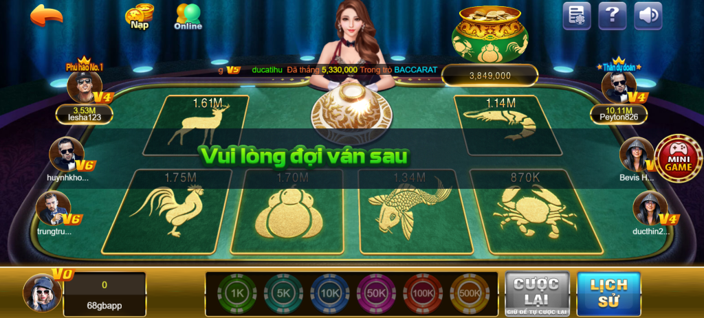 Bầu cua 68gb - Game siêu hot với lượng cược thủ chơi cực lớn 1 Chia sẻ luật chơi bầu cua 68gb chuẩn xác nhất 2023