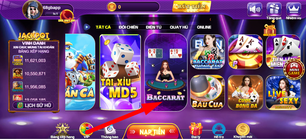 Baccarat 68gb là gì? Cách chơi và kinh nghiệm để thắng nhiều nhất 1 Game bài Baccarat tại 68 game bài