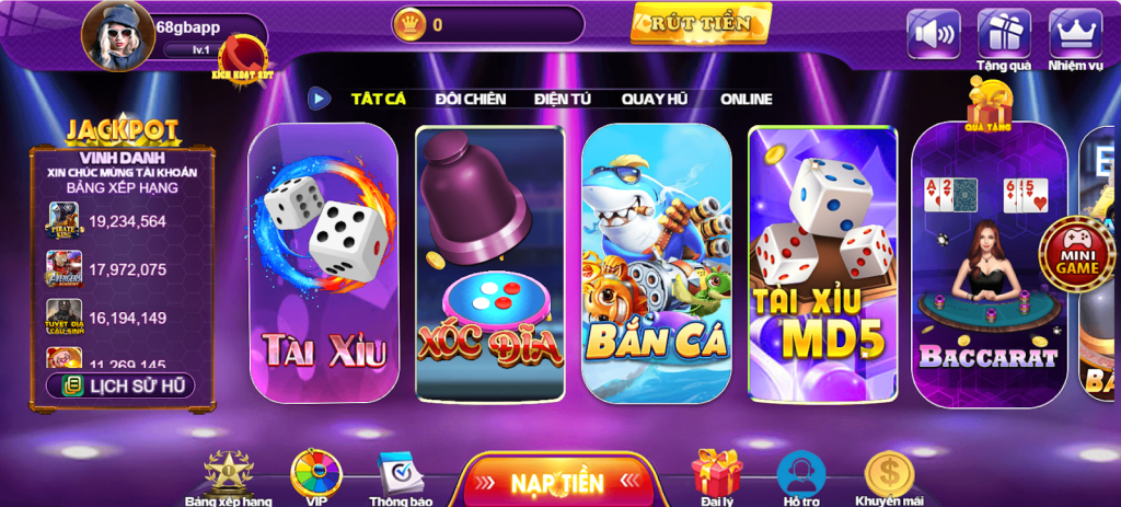 Giới thiệu về 68gb - Cổng game đổi thưởng số 1 Việt Nam 3 Giới thiệu 68gb