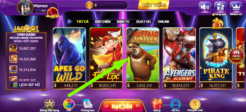 Buffalo Valley 68gb – Slot game nổ hũ hay nhất tại 68gb 3 Hướng dẫn cách chơi Buffalo Valley 68gb đơn giản, nhanh chóng