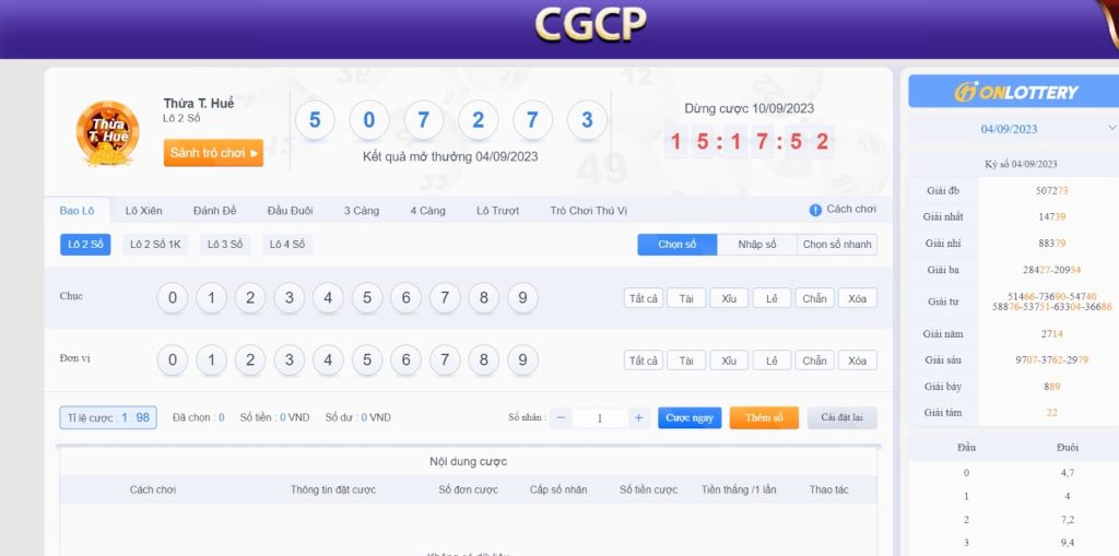 Lô đề 68gb có phải là một sảnh game đáng chơi hay không? 3 Nên chọn dạng cược lô đề bạn quen thuộc để chơi