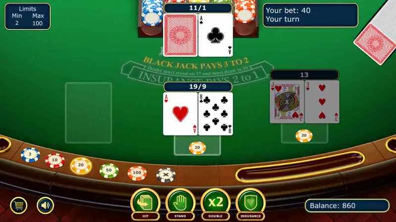 Xì dách 68gb - Game bài đổi thưởng cực hot, chơi là trúng 2 Xì dách còn được gọi với tên tiếng anh là blackjack