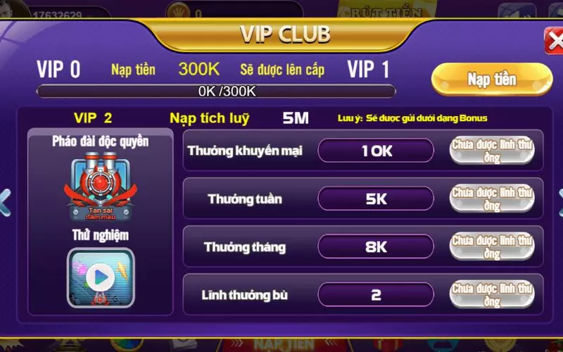 Chế độ vip 68gb - Khám phá ưu đãi độc quyền chỉ có tại cổng game 4 Chính sách game bài 68 vip 2
