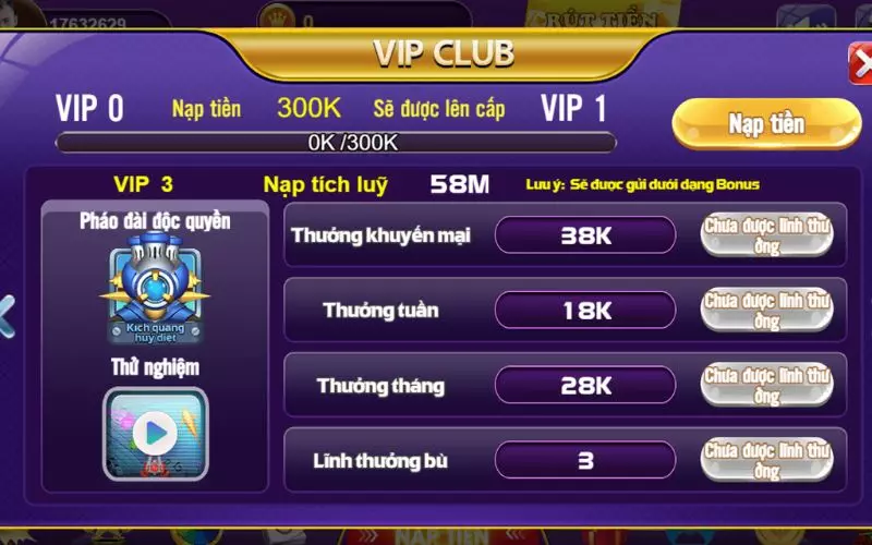 Chế độ vip 68gb - Khám phá ưu đãi độc quyền chỉ có tại cổng game 5 Chính sách game bài 68 vip 3
