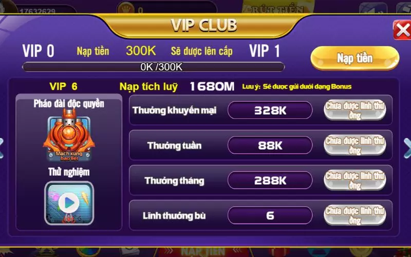 Chế độ vip 68gb - Khám phá ưu đãi độc quyền chỉ có tại cổng game 8 Chính sách game bài 68 vip 6