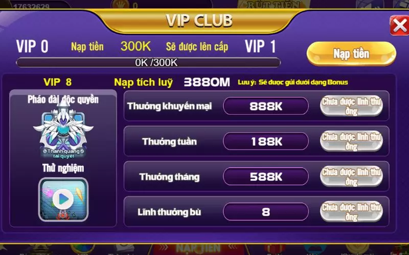 Chế độ vip 68gb - Khám phá ưu đãi độc quyền chỉ có tại cổng game 10 Chính sách game bài 68 vip 8