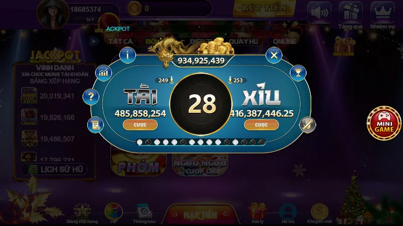 Các mini game 68gb - Kho game nhỏ, cơ hội nhận thưởng cực lớn 3 Giới thiệu mini tài xỉu Md5 trên 68gb