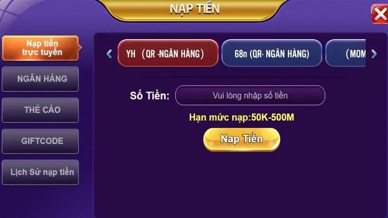 Tuyệt địa cầu sinh 68gb - Kinh nghiệm quay thưởng thắng lớn 4 Hướng dẫn thao tác nạp tiền để đặt cược tuyệt địa cầu sinh