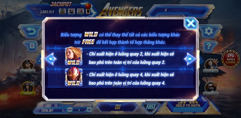 Avengers 68gb - Slot game thu hút mọi bet thủ tham gia cá cược 3 Luật chơi avengers đơn giản quay ngay nhận thưởng lớn